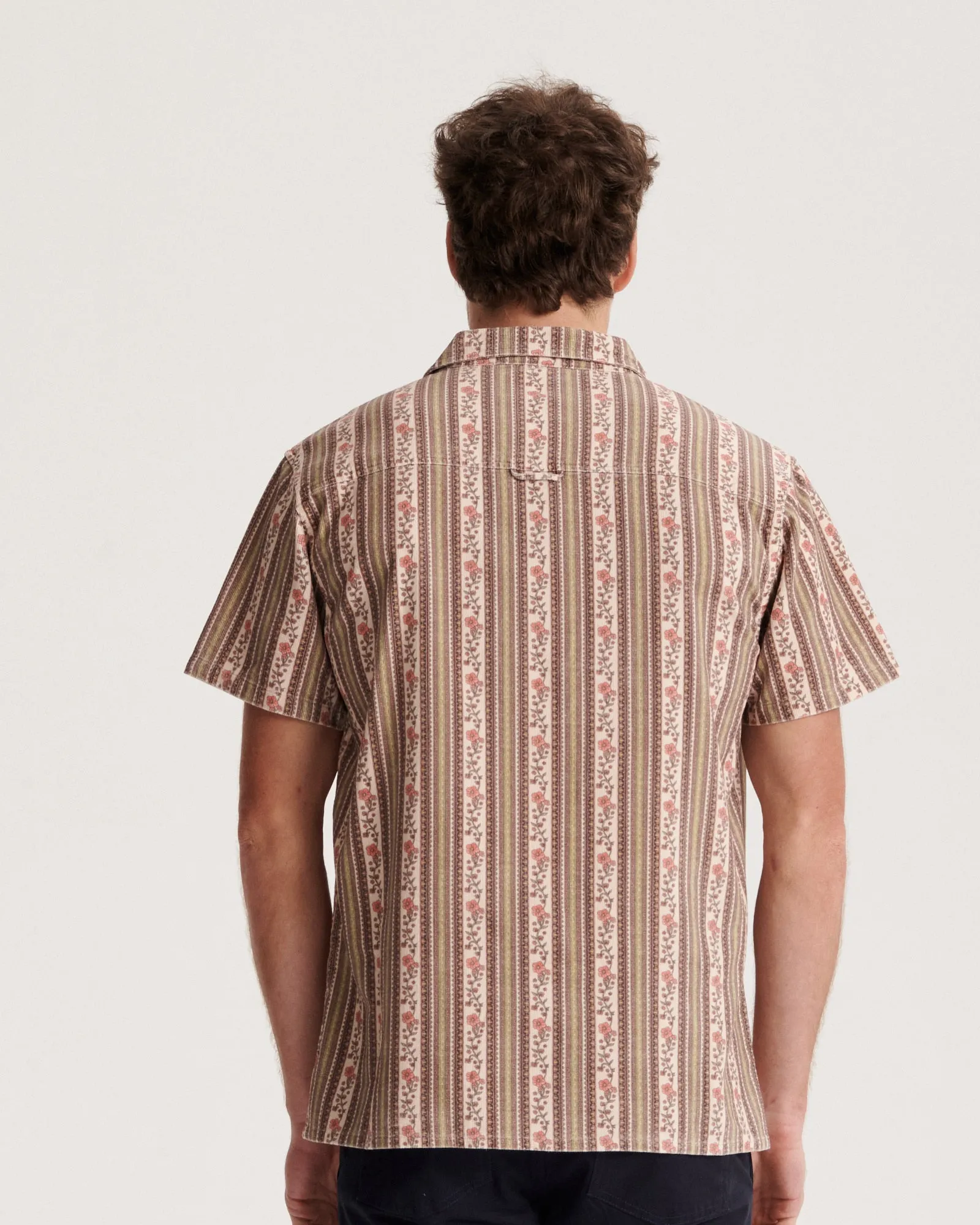 Walker SS Cord Shirt - Ecru