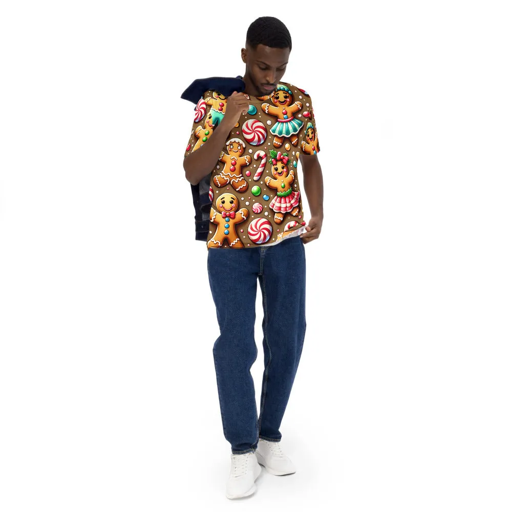 Whimsical Winter Wear Men's Crew Neck T-Shirt
