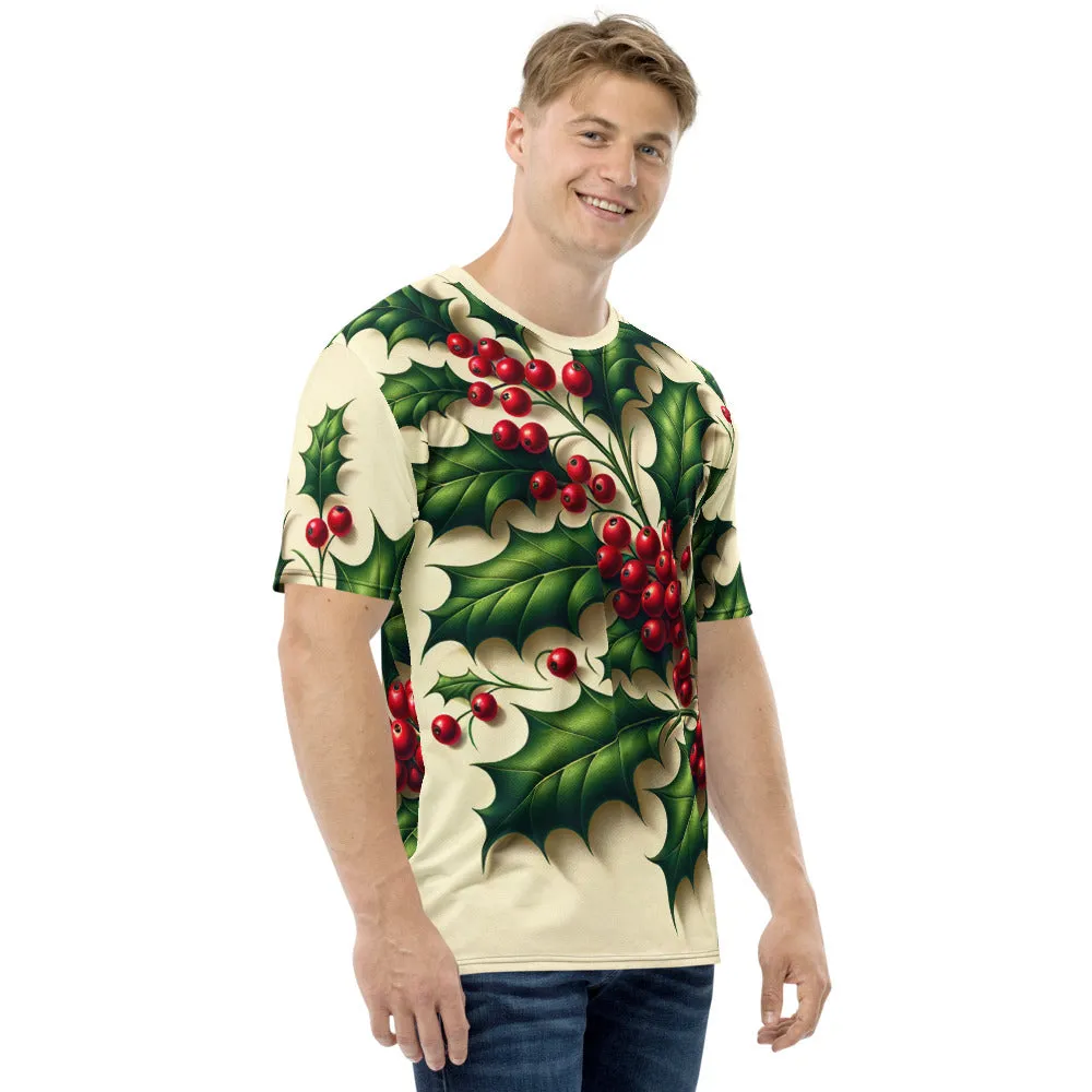 Whimsical Winter Wear Men's Crew Neck T-Shirt