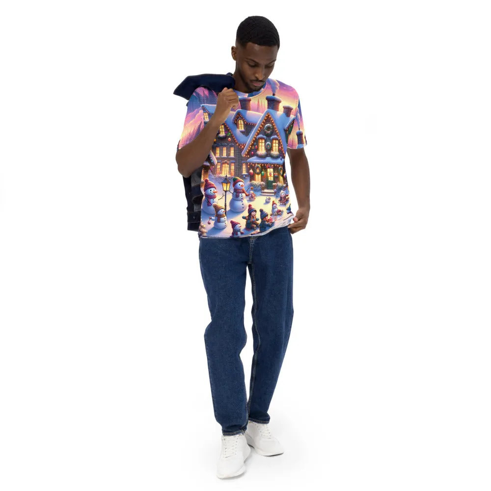 Whimsical Winter Wear Men's Crew Neck T-Shirt