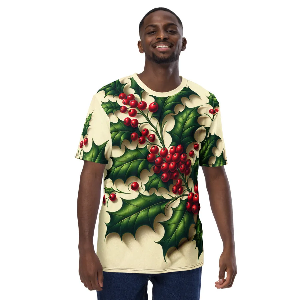 Whimsical Winter Wear Men's Crew Neck T-Shirt