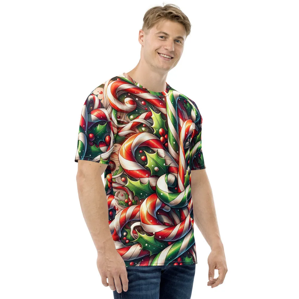 Whimsical Winter Wear Men's Crew Neck T-Shirt