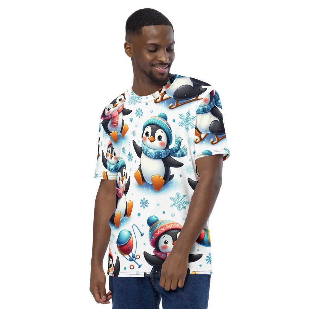 Whimsical Winter Wear Men's Crew Neck T-Shirt
