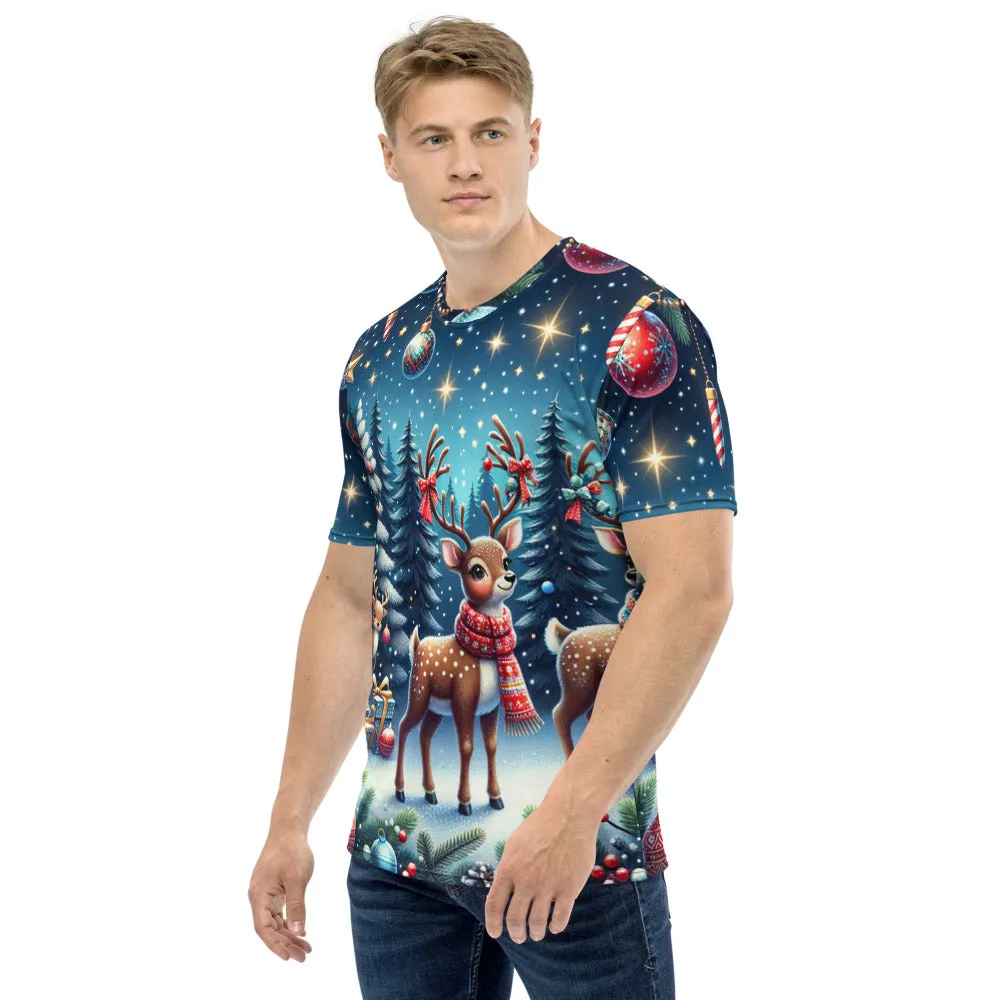 Whimsical Winter Wear Men's Crew Neck T-Shirt