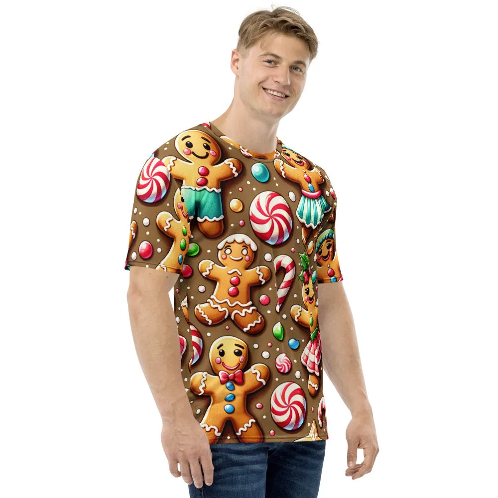 Whimsical Winter Wear Men's Crew Neck T-Shirt