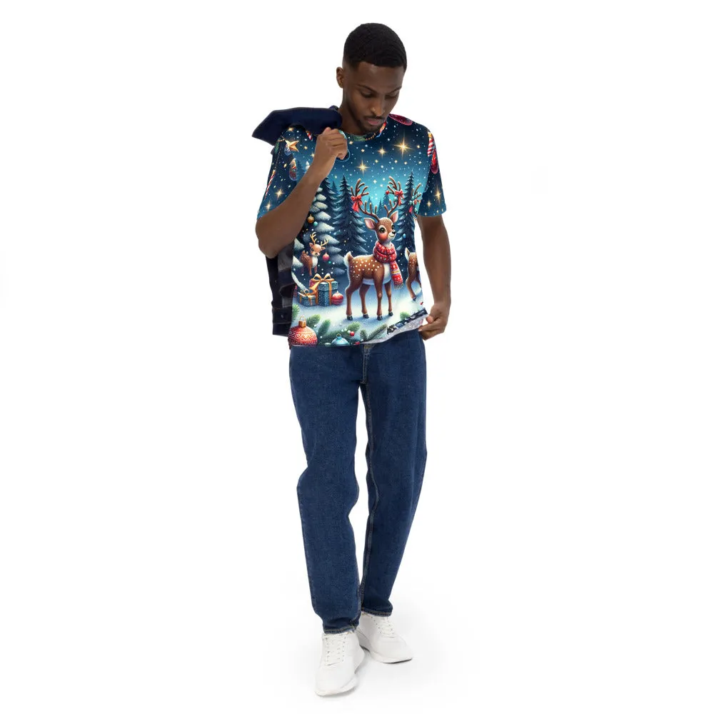Whimsical Winter Wear Men's Crew Neck T-Shirt
