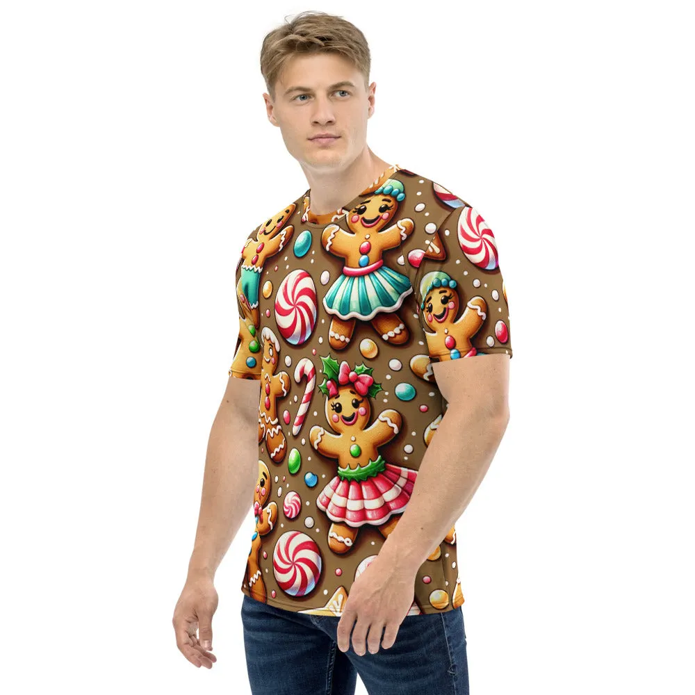 Whimsical Winter Wear Men's Crew Neck T-Shirt