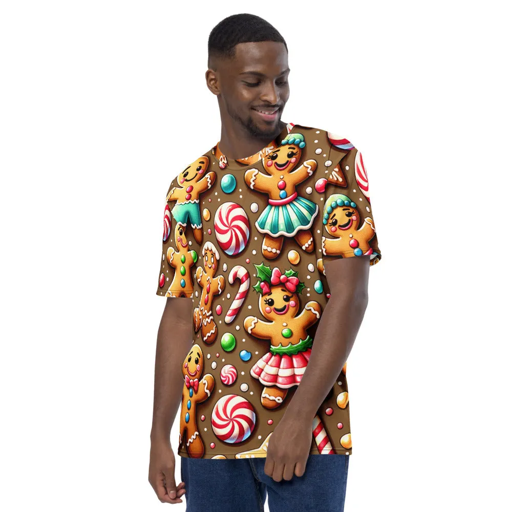 Whimsical Winter Wear Men's Crew Neck T-Shirt