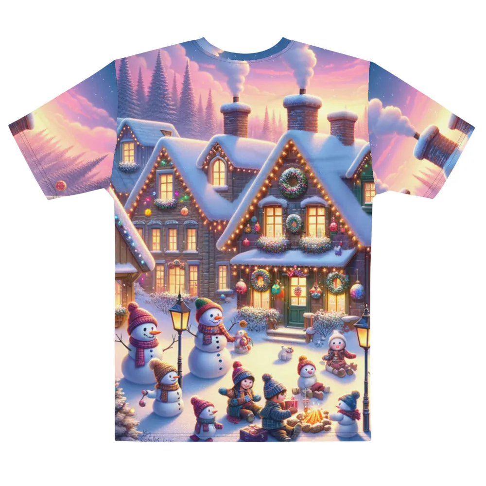 Whimsical Winter Wear Men's Crew Neck T-Shirt