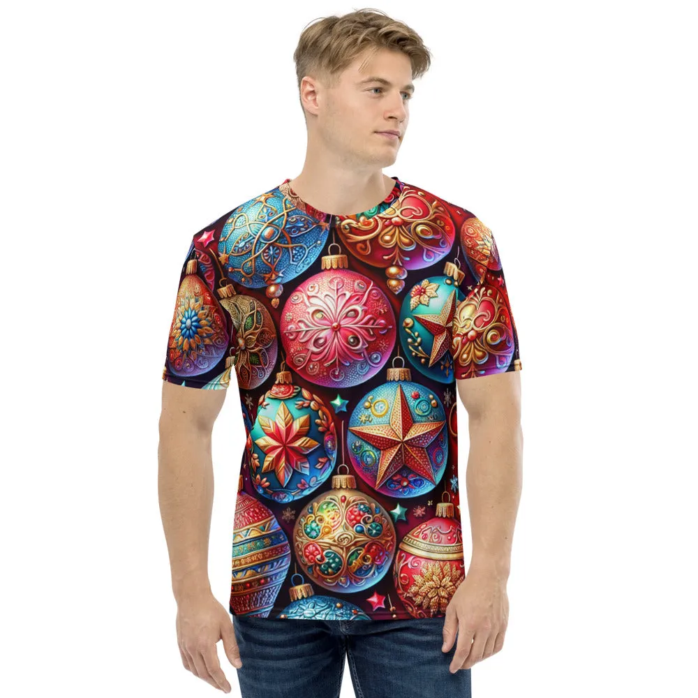 Whimsical Winter Wear Men's Crew Neck T-Shirt