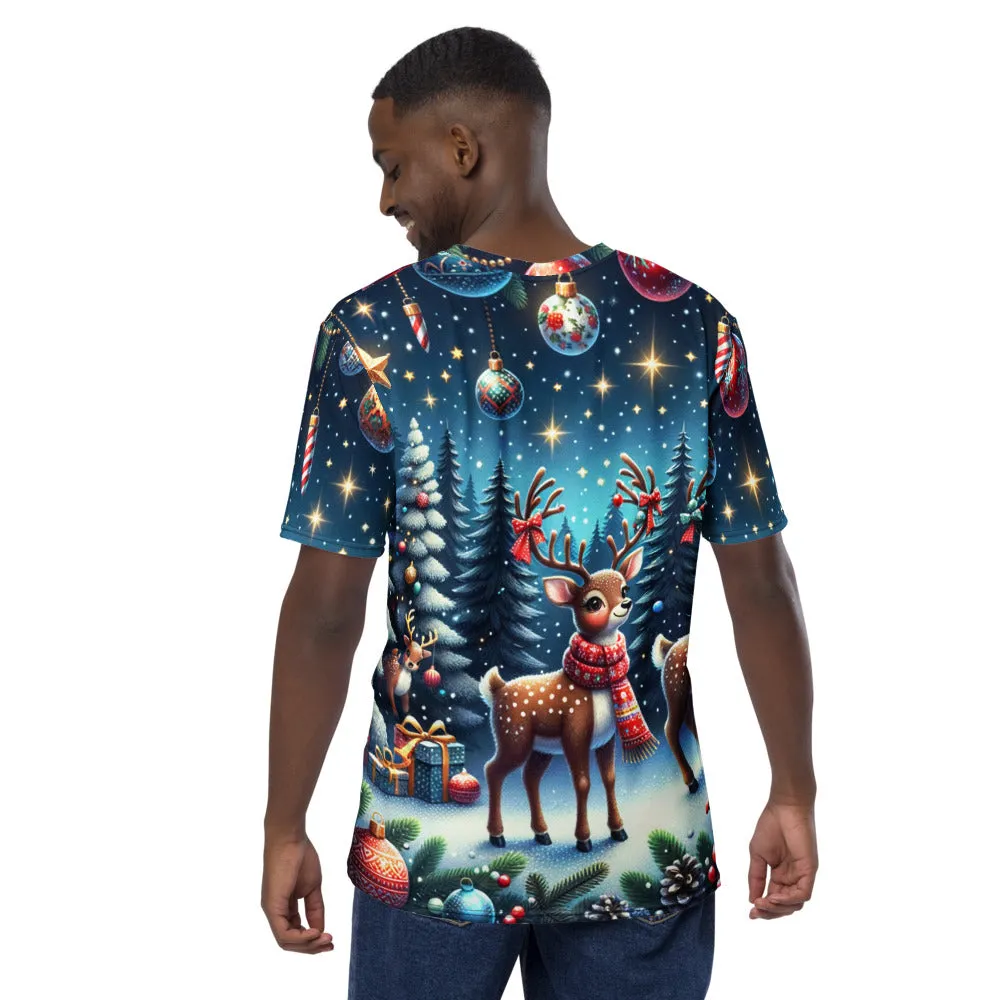 Whimsical Winter Wear Men's Crew Neck T-Shirt