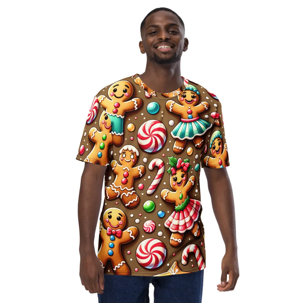 Whimsical Winter Wear Men's Crew Neck T-Shirt