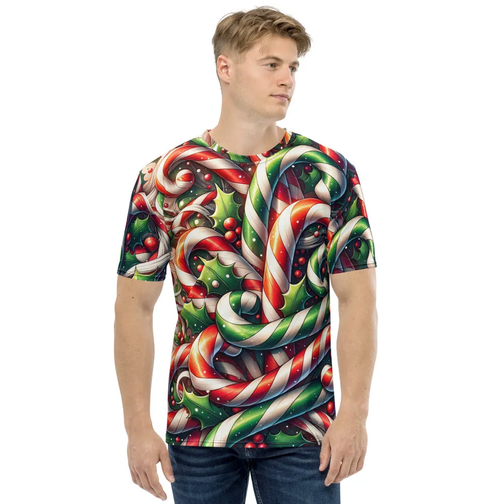 Whimsical Winter Wear Men's Crew Neck T-Shirt