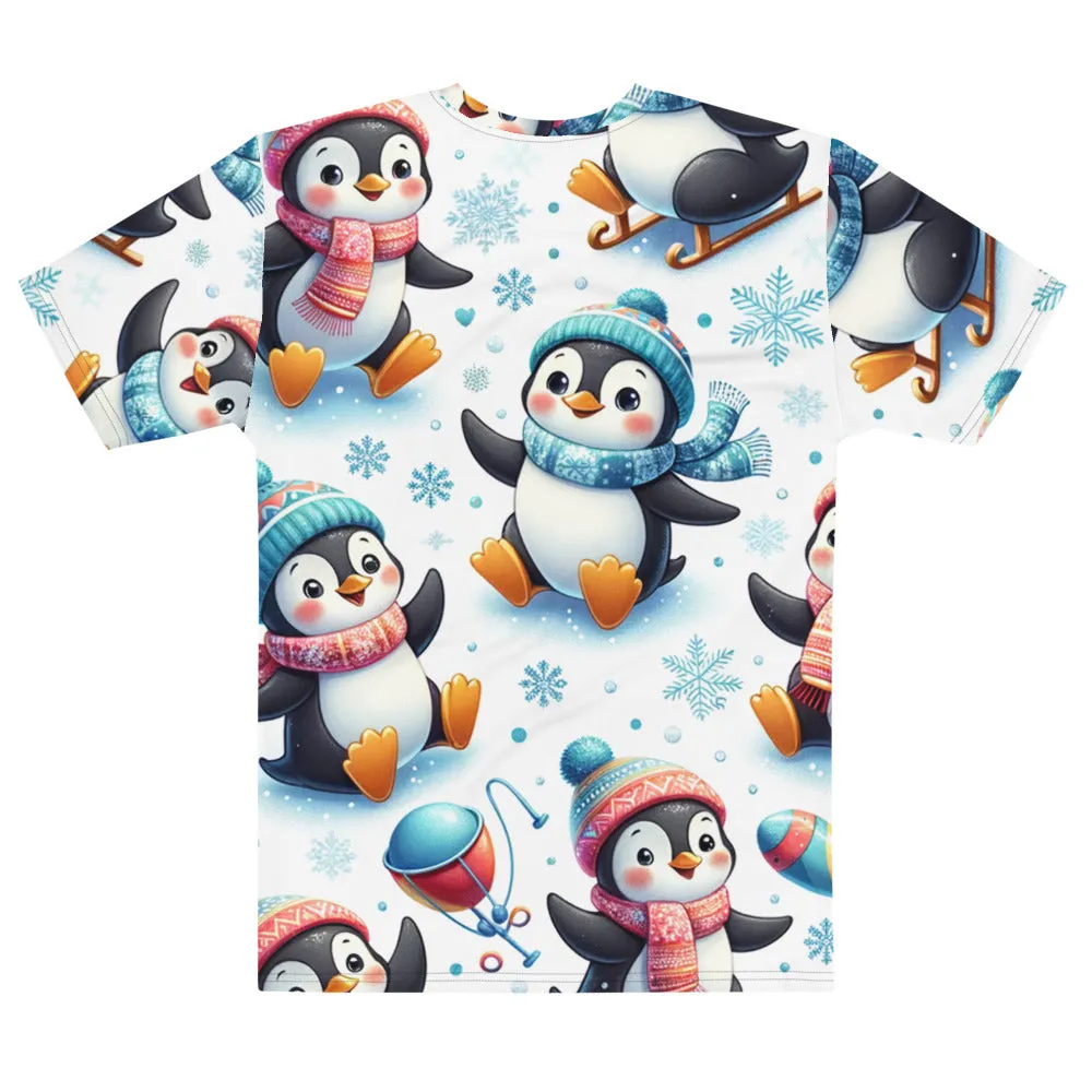 Whimsical Winter Wear Men's Crew Neck T-Shirt