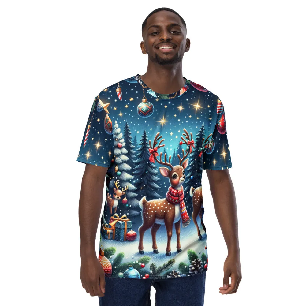 Whimsical Winter Wear Men's Crew Neck T-Shirt