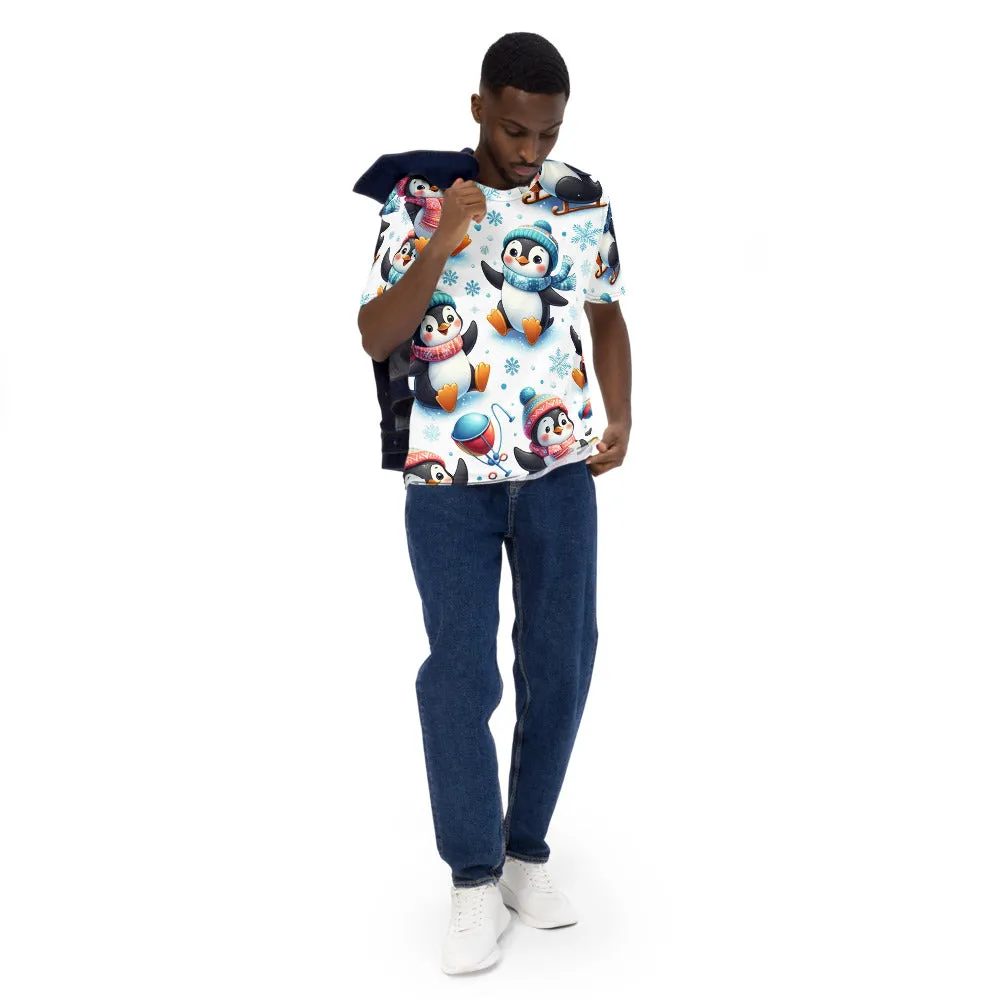 Whimsical Winter Wear Men's Crew Neck T-Shirt