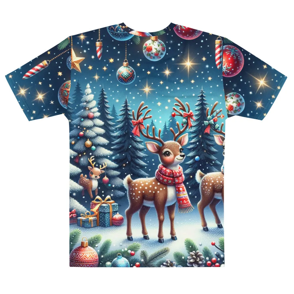 Whimsical Winter Wear Men's Crew Neck T-Shirt