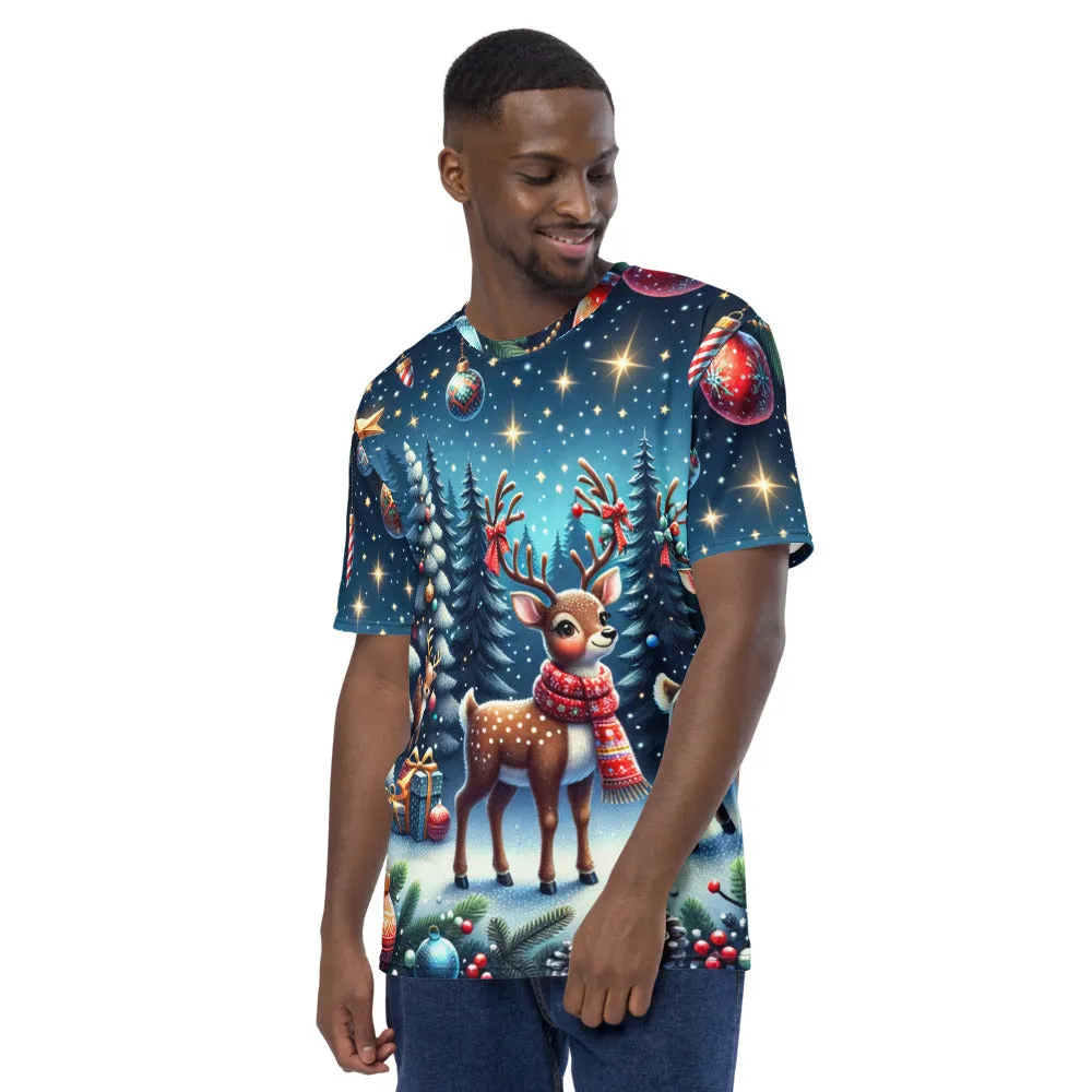 Whimsical Winter Wear Men's Crew Neck T-Shirt