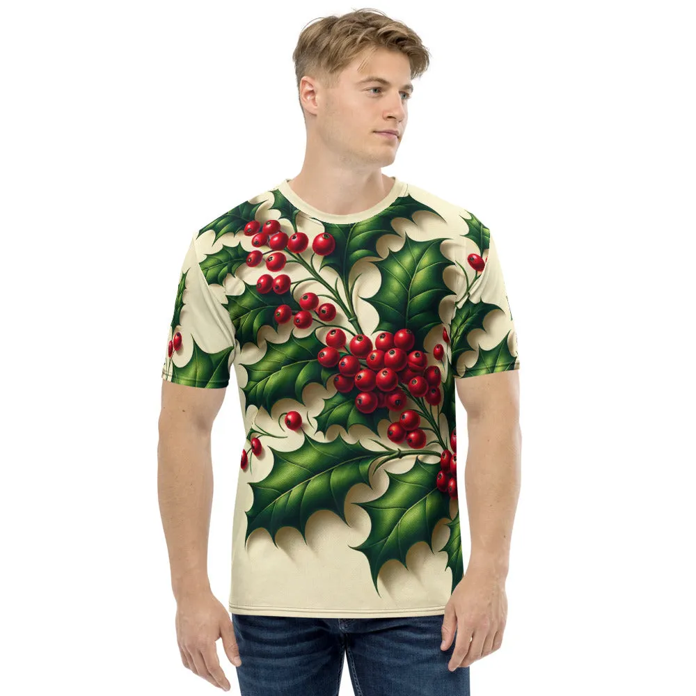 Whimsical Winter Wear Men's Crew Neck T-Shirt