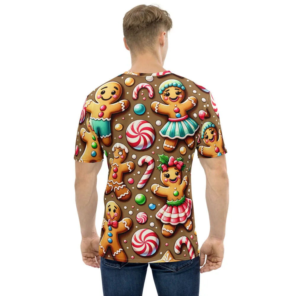 Whimsical Winter Wear Men's Crew Neck T-Shirt
