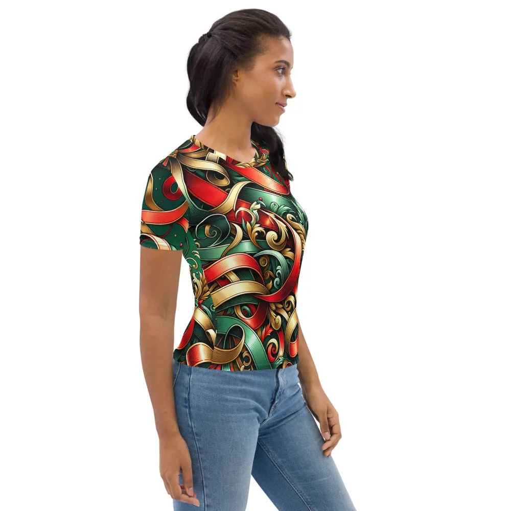 Whimsical Winter Wear Women's Crew Neck T-Shirt