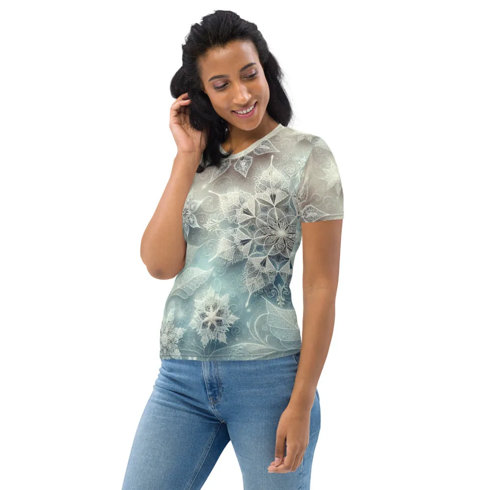 Whimsical Winter Wear Women's Crew Neck T-Shirt
