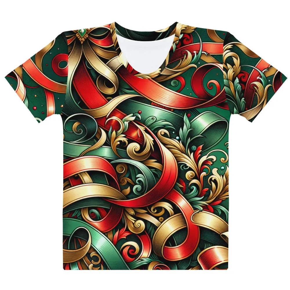 Whimsical Winter Wear Women's Crew Neck T-Shirt