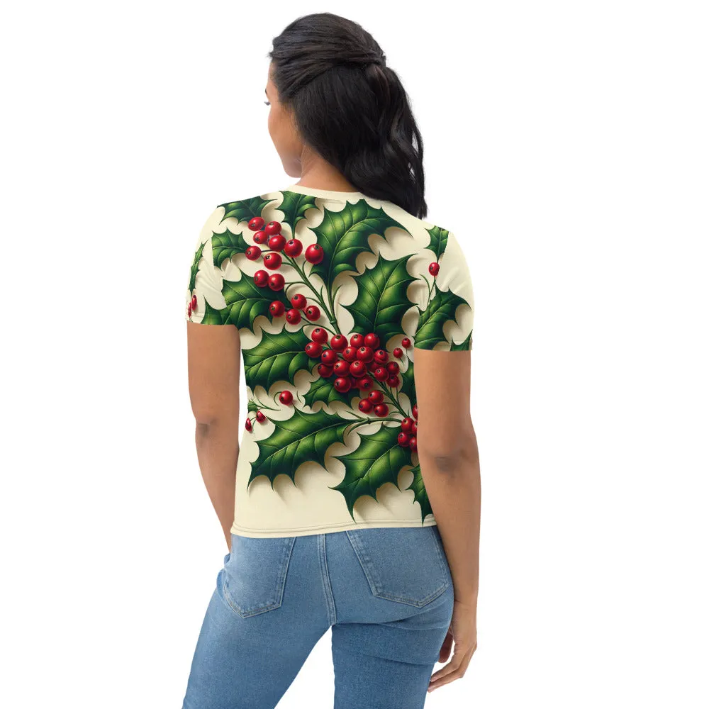 Whimsical Winter Wear Women's Crew Neck T-Shirt