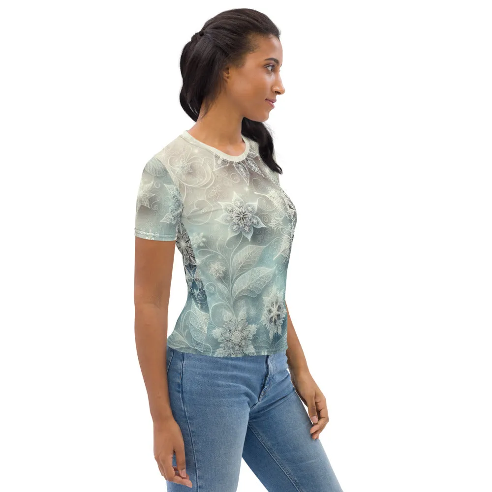 Whimsical Winter Wear Women's Crew Neck T-Shirt