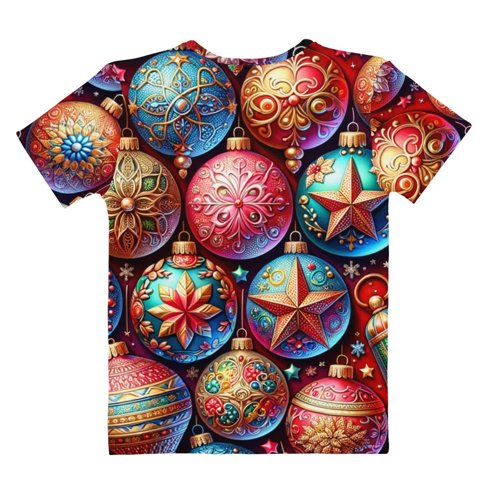 Whimsical Winter Wear Women's Crew Neck T-Shirt