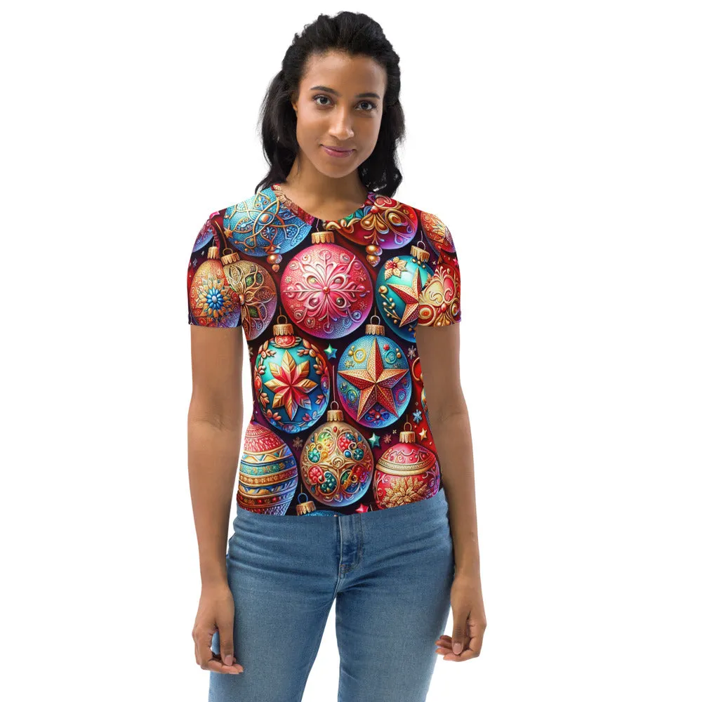 Whimsical Winter Wear Women's Crew Neck T-Shirt
