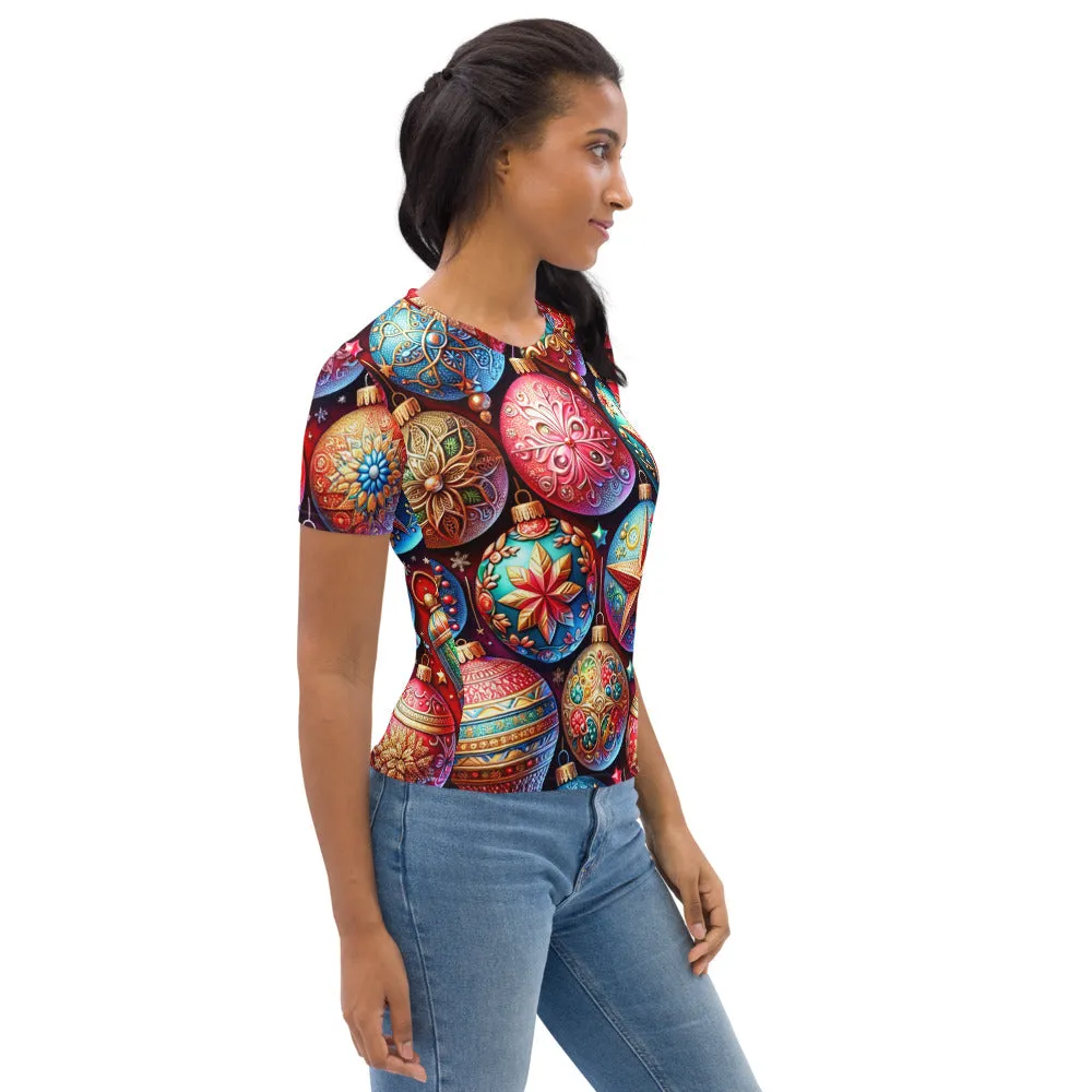 Whimsical Winter Wear Women's Crew Neck T-Shirt