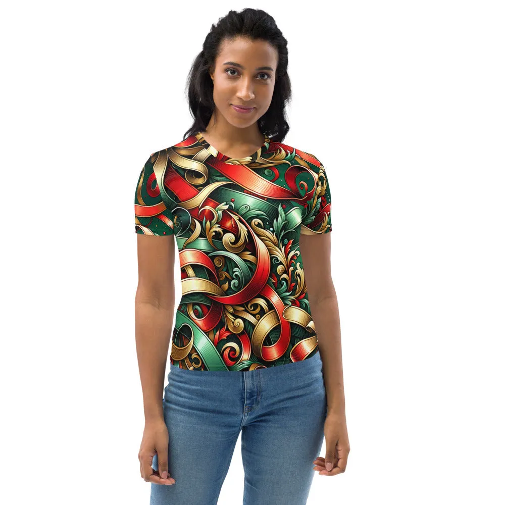 Whimsical Winter Wear Women's Crew Neck T-Shirt