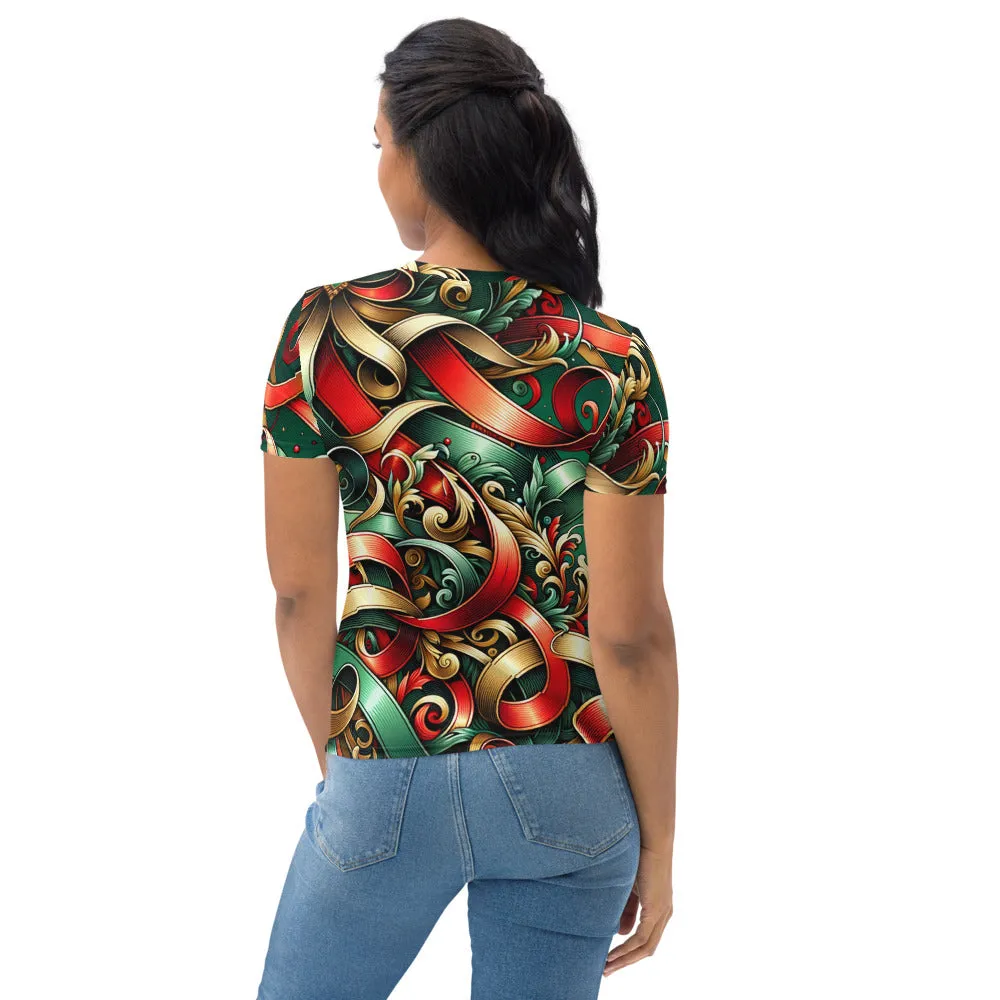 Whimsical Winter Wear Women's Crew Neck T-Shirt