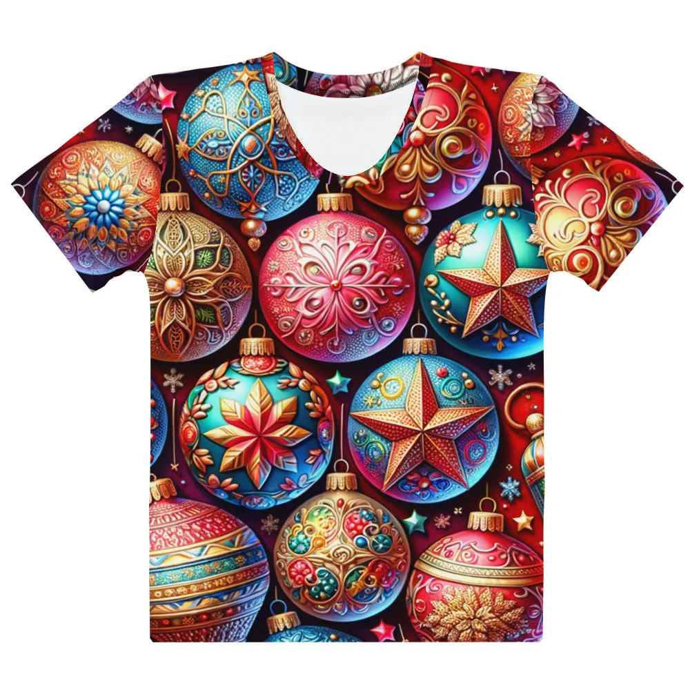 Whimsical Winter Wear Women's Crew Neck T-Shirt