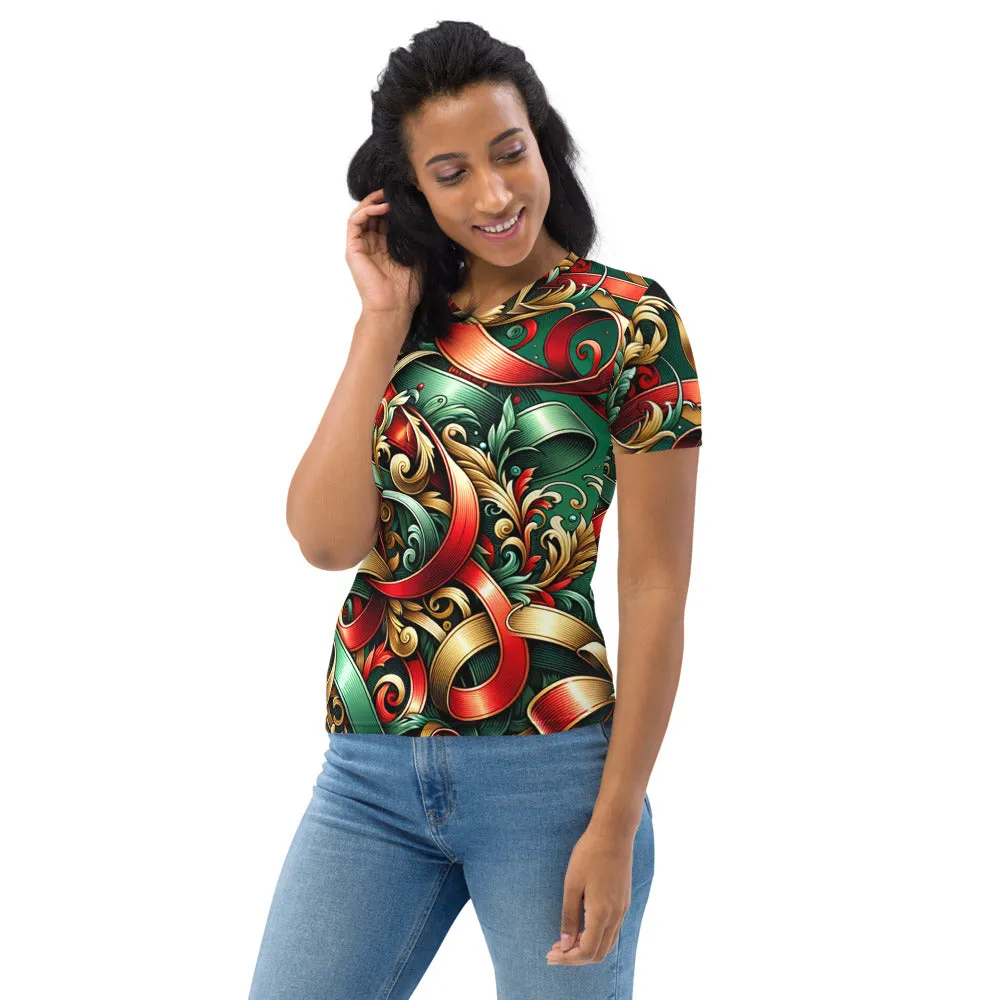 Whimsical Winter Wear Women's Crew Neck T-Shirt