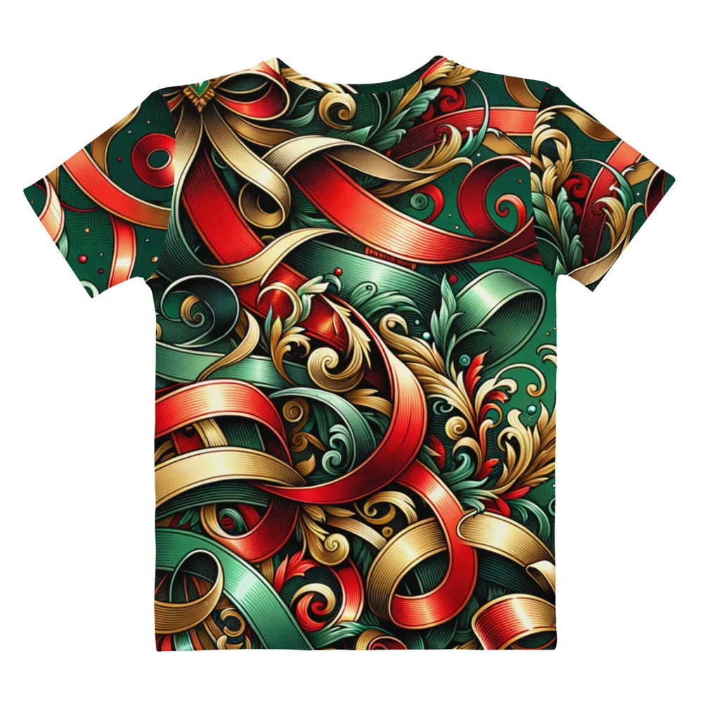 Whimsical Winter Wear Women's Crew Neck T-Shirt