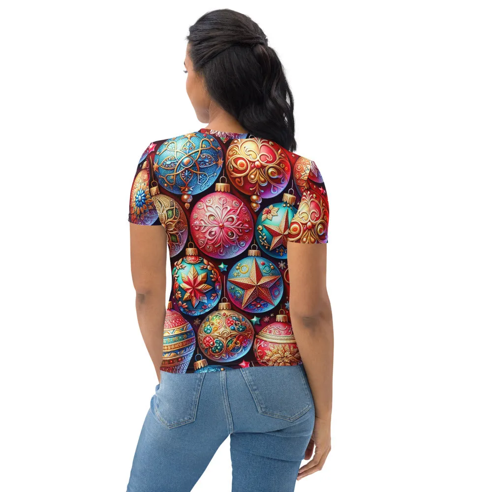 Whimsical Winter Wear Women's Crew Neck T-Shirt