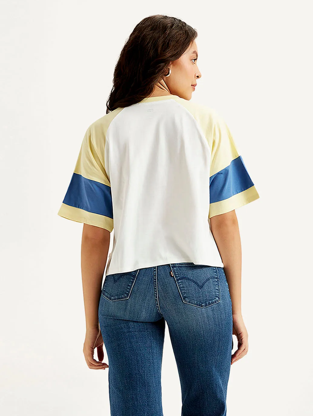 Women's Colorblock Relaxed Fit T-shirt