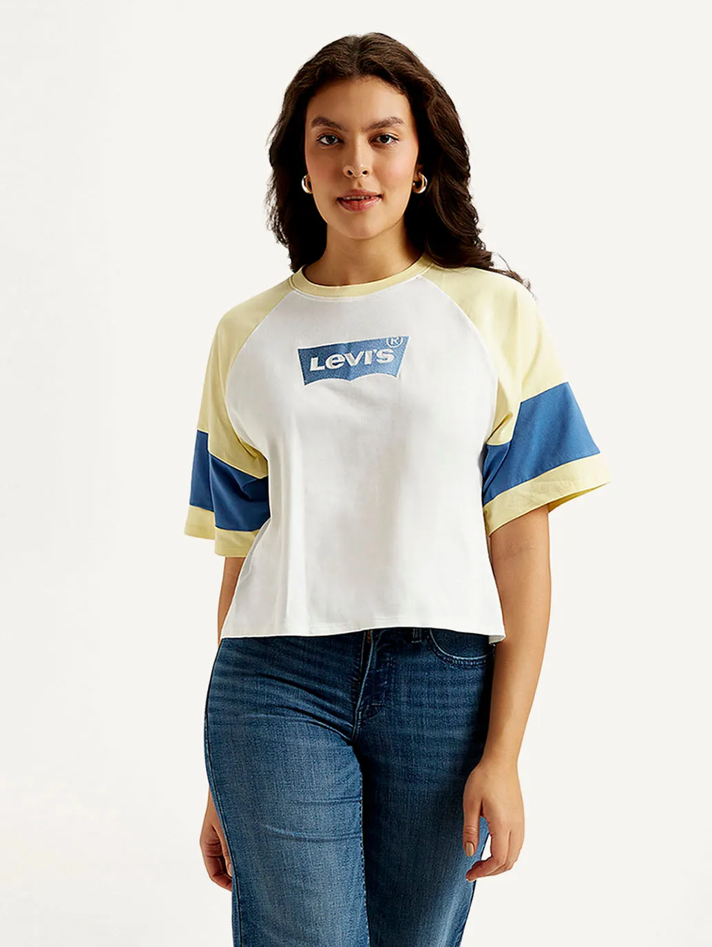 Women's Colorblock Relaxed Fit T-shirt