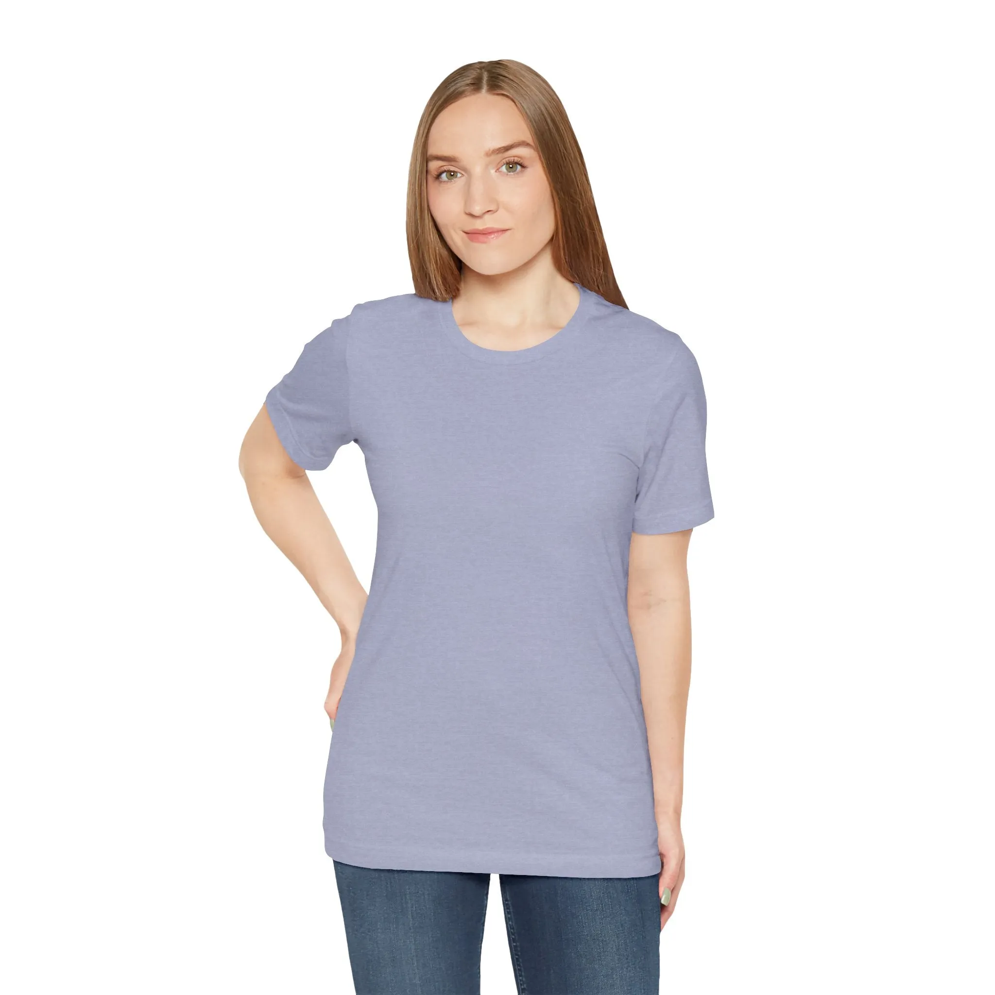 Womens Heather Blue T Shirts Premium Casual Short Sleeve Shirts Oversized Tops