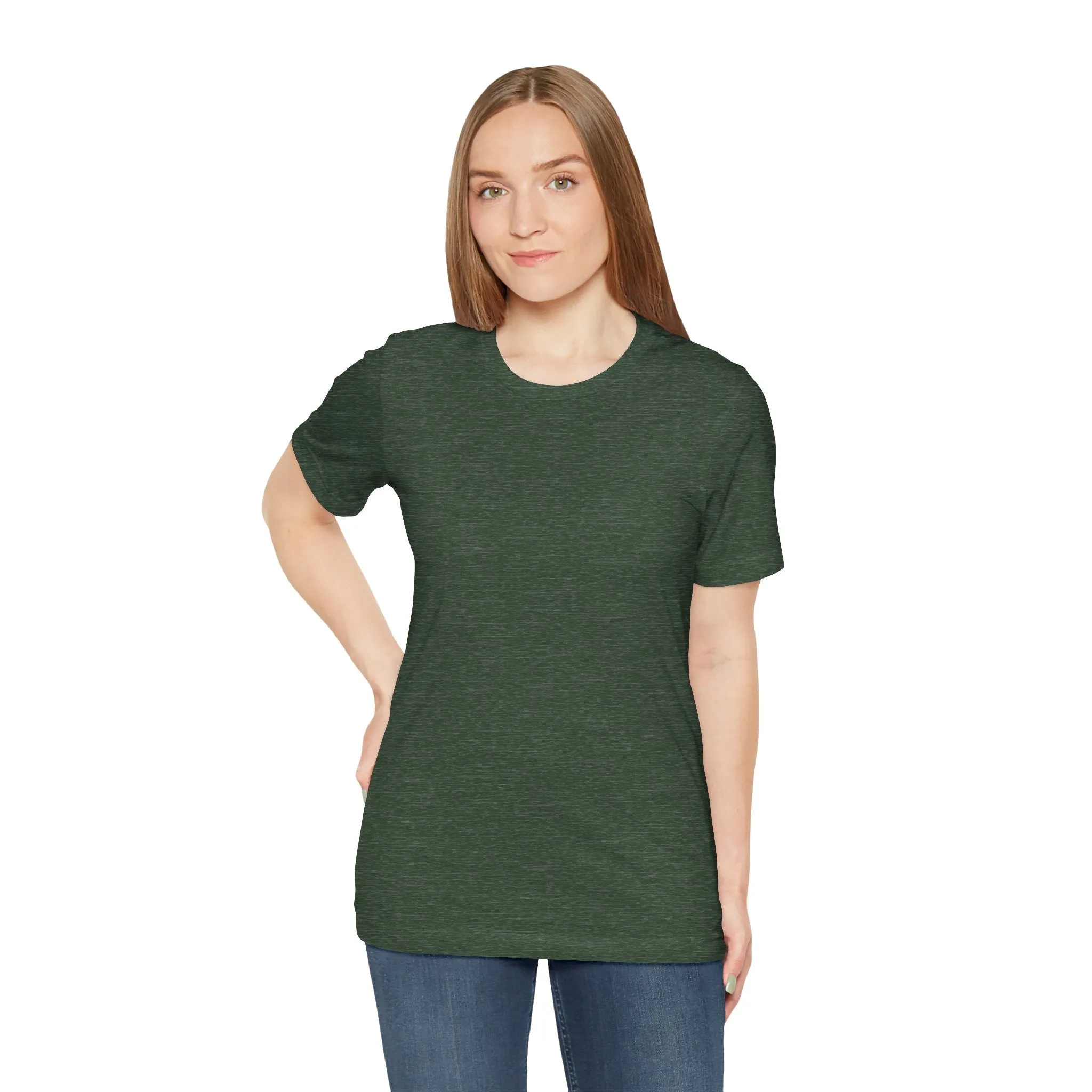 Womens Heather Forest T Shirts Premium Casual Short Sleeve Shirts Oversized Tops
