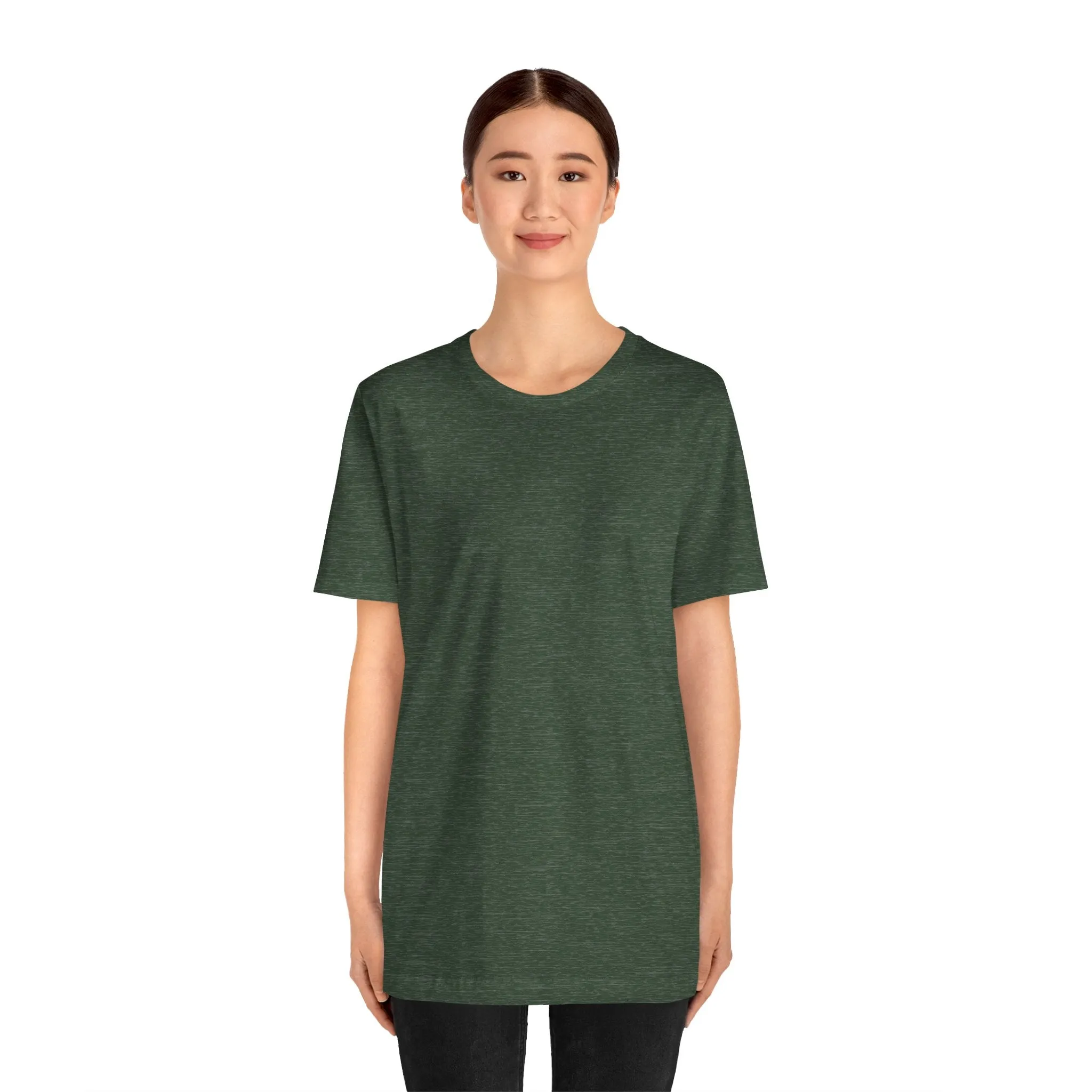 Womens Heather Forest T Shirts Premium Casual Short Sleeve Shirts Oversized Tops