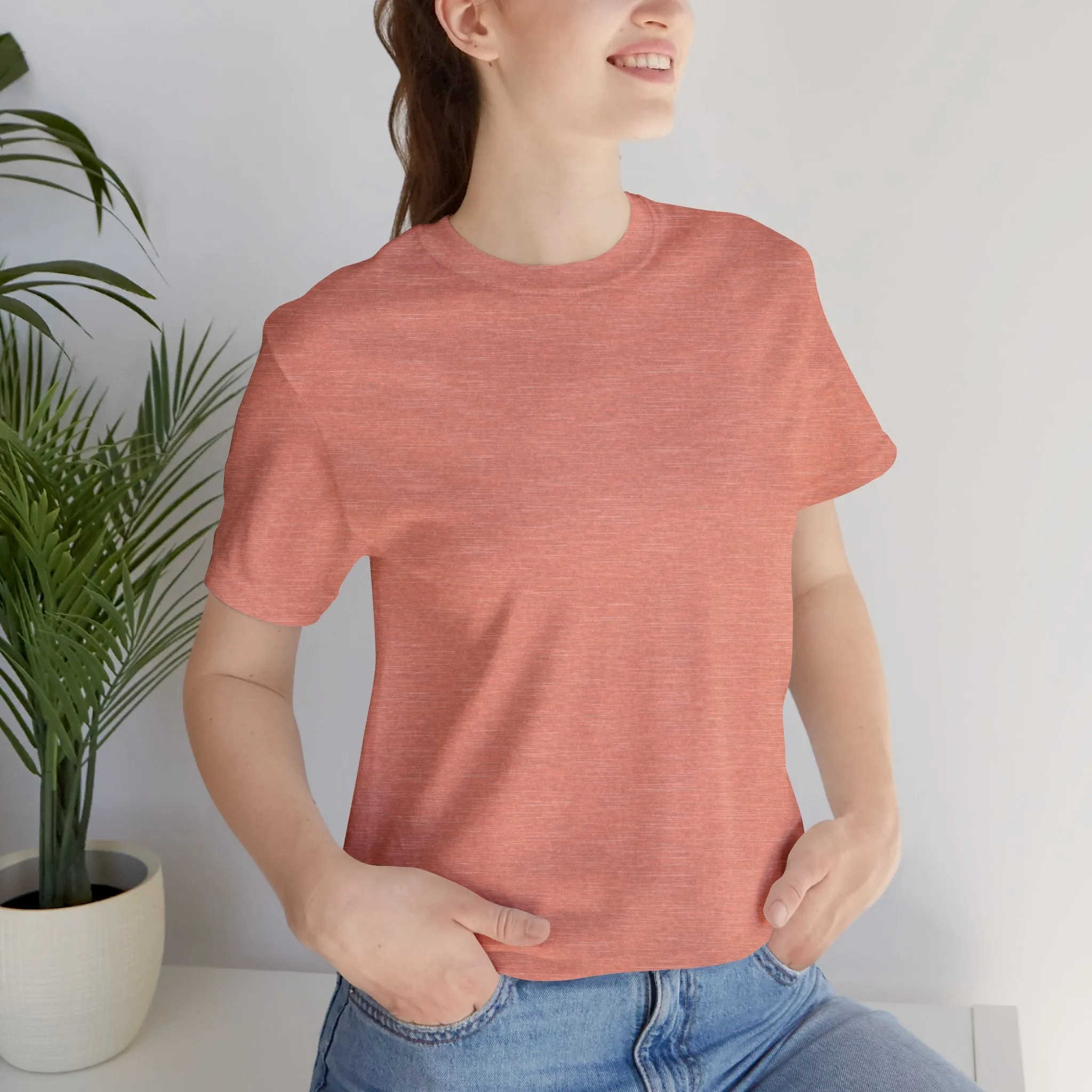 Womens Heather Prism Sunset T Shirts Premium Casual Short Sleeve Shirts Oversized Tops