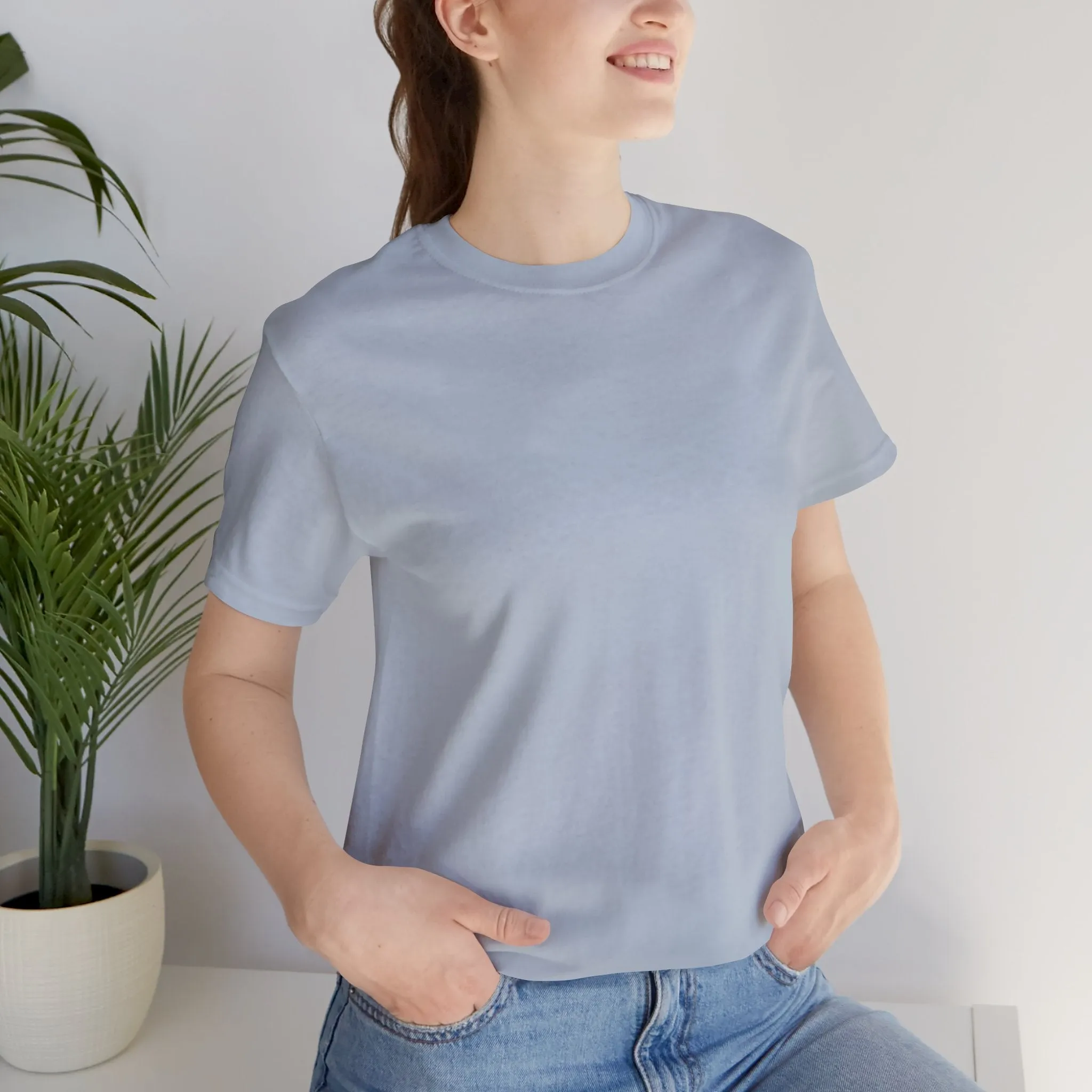 Womens Light Blue T Shirts Premium Casual Short Sleeve Shirts Oversized Tops