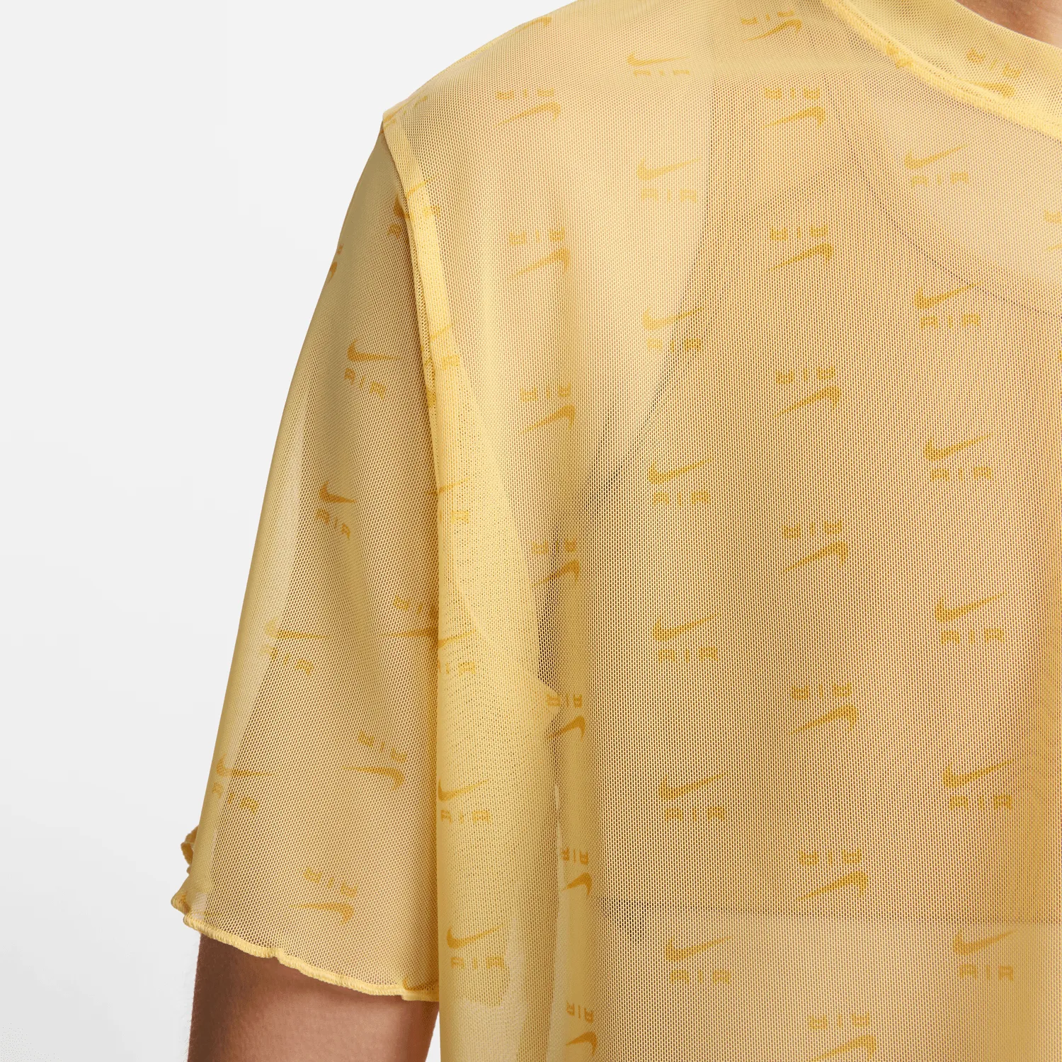 WOMEN'S NIKE AIR MESH SHORT SLEEVE CROP