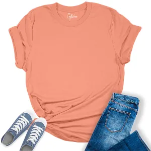 Womens Sunset T Shirts Premium Casual Short Sleeve Shirts Oversized Tops