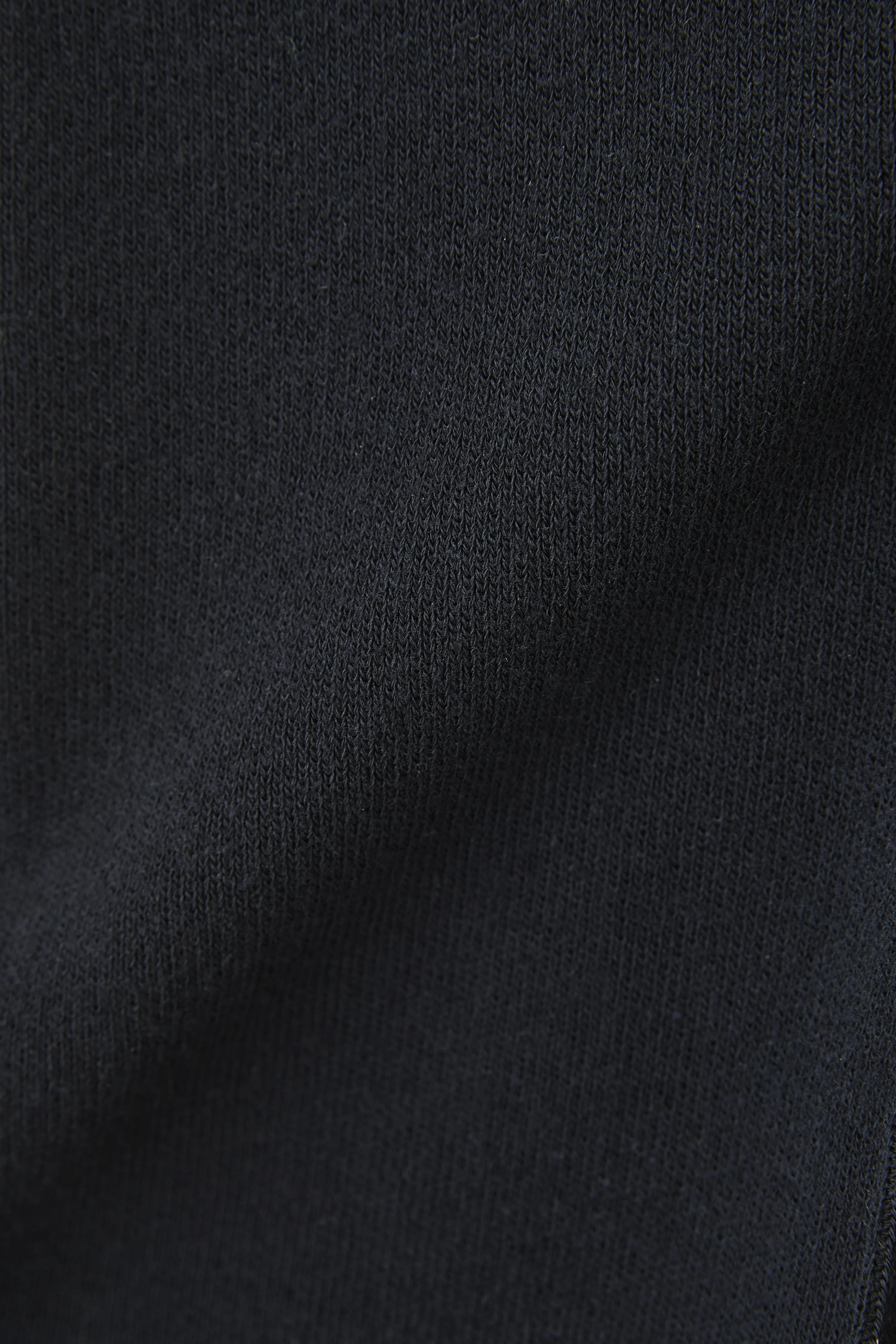 Wool Smooth Trackpant in Black
