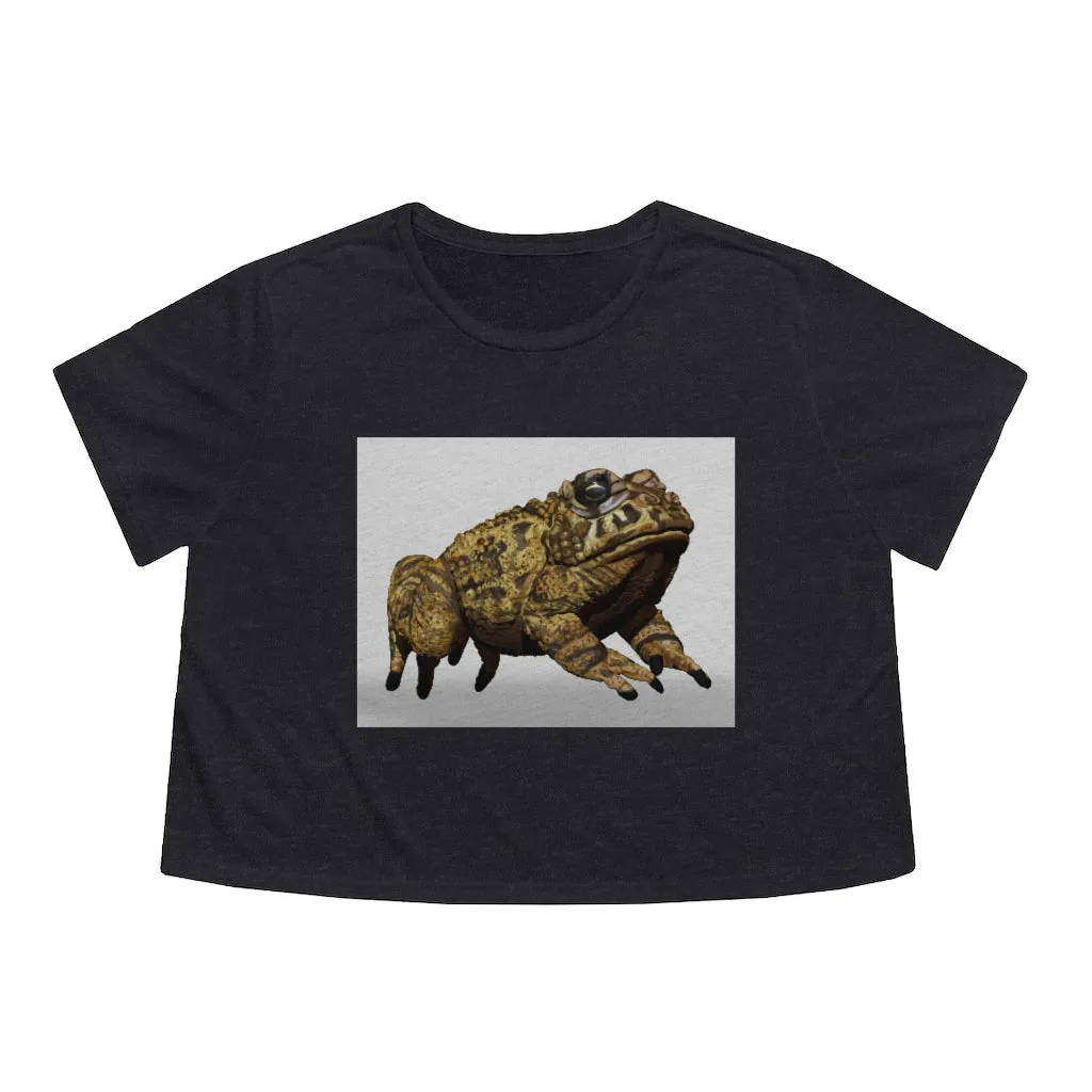 Yellow Toad Women's Flowy Cropped Tee