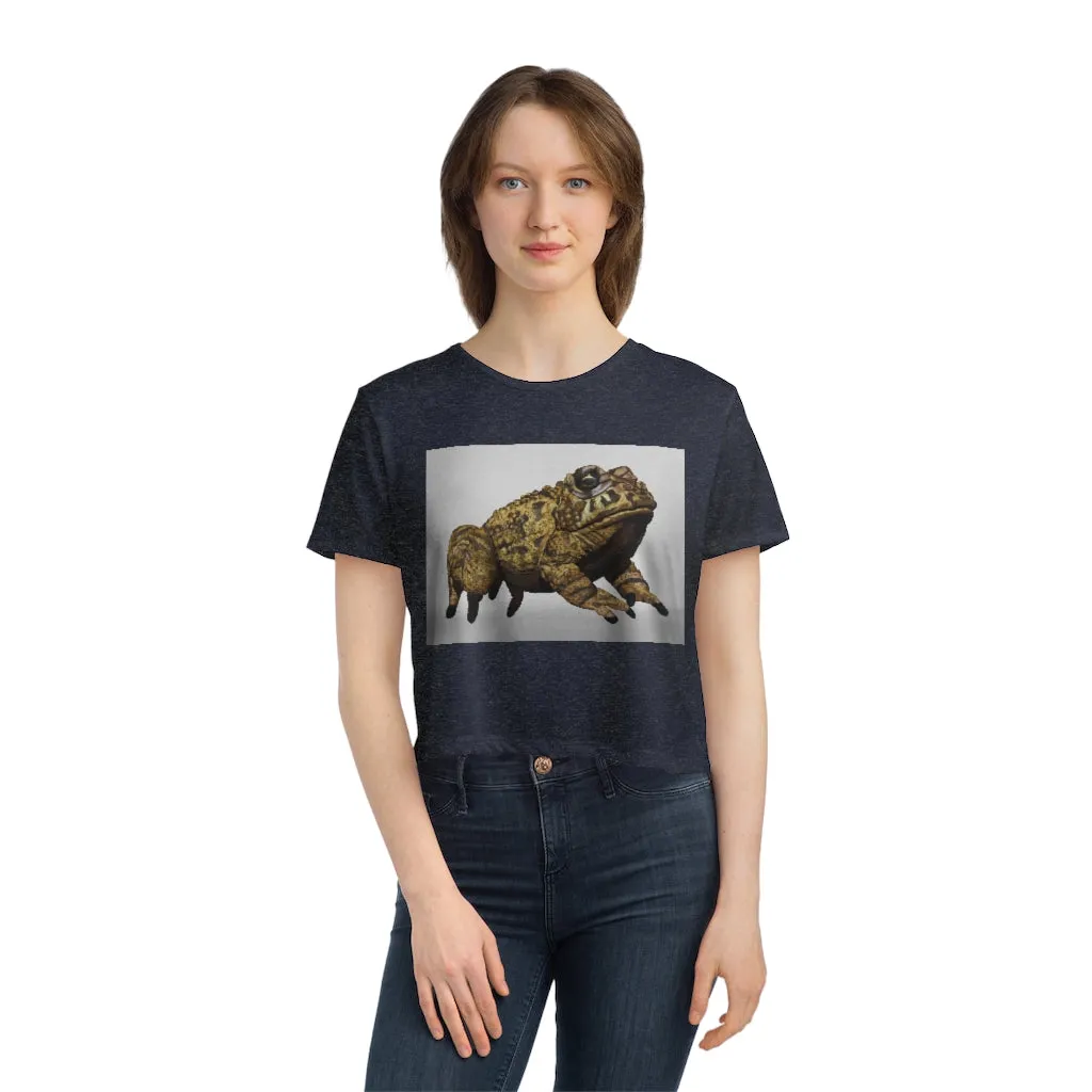 Yellow Toad Women's Flowy Cropped Tee